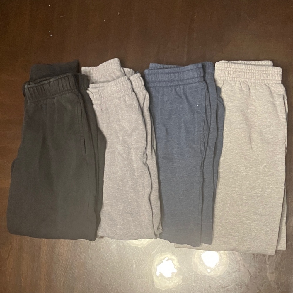 Kids Comfortable Jogger Pants - Black, Gray, Blue